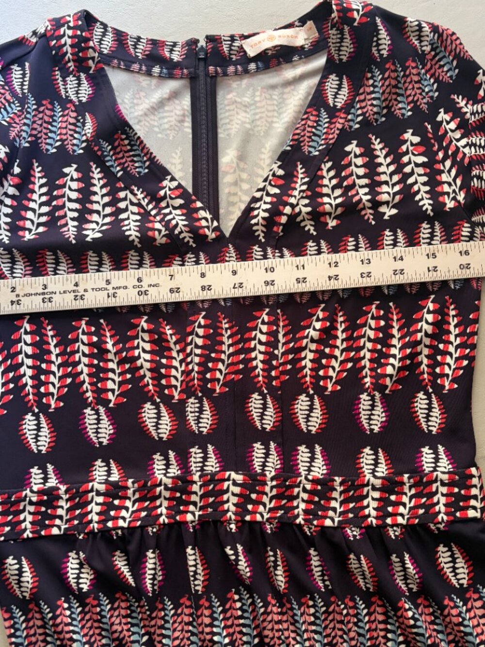 Tory Burch Fantasy Printed Mini Dress Size Small - Picture 5 of 7